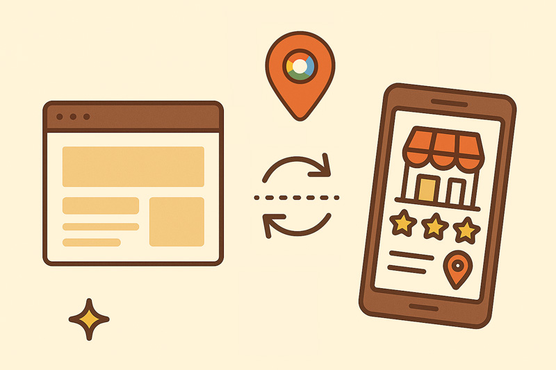 Website and Google Business Profile: Why the 2 are linked for your SEO