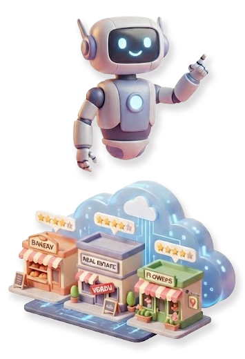 Illustration of AI search