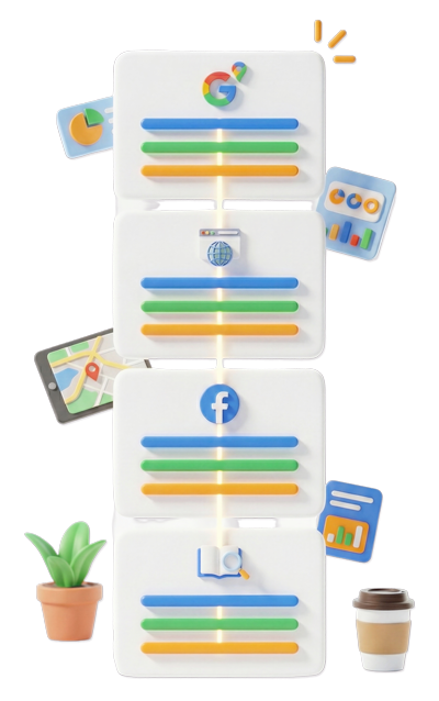 Contact information consistency illustration
